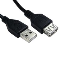 5 Star A to A USB2.0 Type A M to Type A F Extension Cable 2m FS675447