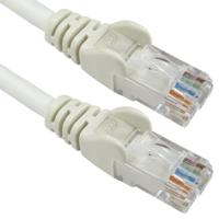 5 Star RJ45 Cable LSOH Moulded Network Cable Cat6 White 1m FS676309