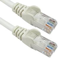 5 Star RJ45 Cable LSOH Moulded Network Cable Cat6 White 10m FS676375