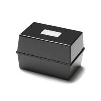 5 Star Card Index Box 5x3 Inch Black FS676901