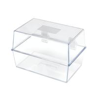 5 Star Card Index Box 6x4 Inch Crystal FS677017