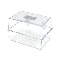 5 Star Card Index Box 8x5in Crystal FS677019
