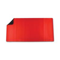 5 Star Double Sided Heat/Water Resistant Desk Mat 1200x600mm Red/Black FS677099
