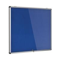 5 Star Glazed Fire Retardant Noticeboard 6x A4 Sheets Blue FS679304