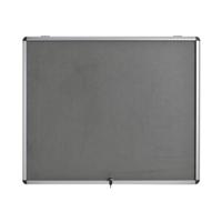 5 Star Glazed Fire Retardant Noticeboard 8x A4 Sheets Grey FS679347