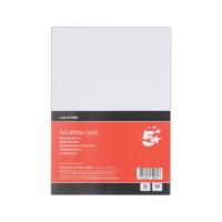 5 Star A4 White Card 160gsm Pack of 50 FS679980