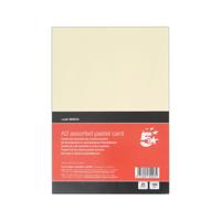 5 Star A3 Pastel Card 160gsm Pack of 25 FS680243