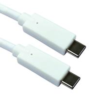 5 Star USB-C to USB-C 10GBPS Cable 100W 1.8m White FS687016