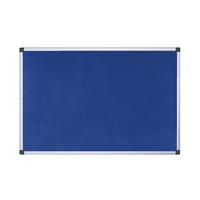 5 Star Fire Retardant Noticeboard 1200x900mm Blue FS687991