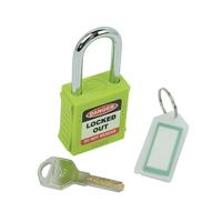 5 Star Standard Shackle Safety Lockout Padlock Green FS712545