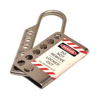 5 Star Stainless Steel Nickel Plated Lockout Hasp 25mm FS712569