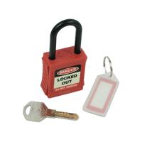 5 Star Di-Electric Non Conductive Safety Lockout Padlock Red FS712571
