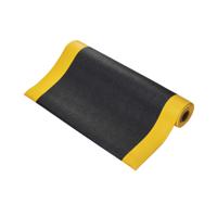 5 Star Anti-Fatigue Textured Top Mat 0.9 x 1m Black/Yellow FS712641