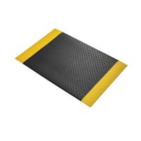 5 Star Anti-Fatigue Diamond Mat 0.6 x 0.9m Black/Yellow FS712655