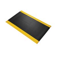 5 Star Anti-Fatigue Diamond Mat 0.9 x 1.5m Black/Yellow FS712656