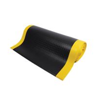5 Star Anti-Fatigue Diamond Mat 0.9 x 18.3m Black/Yellow FS712657