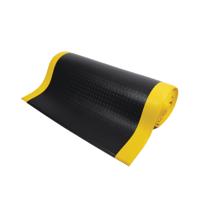 5 Star Anti-Fatigue Diamond Mat 1.2 x 18.3m Black/Yellow FS712659