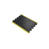 5 Star Anti-Fatigue Bubble Mat Mid 0.6x0.9m Black/Yellow Nitr FS712730