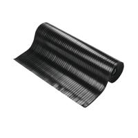 5 Star Wide Ribbed Runner Mat 0.9m x 10m x 3mm Black FS712748