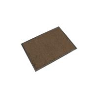 5 Star Washable Indoor Entrance Door Mat 0.6x0.85 Black/Brown FS712915