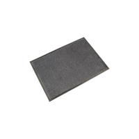 5 Star Washable Indoor Entrance Door Mat 0.85x1.5 Black/Steel FS712920