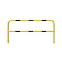 Traffic-Line Steel Hoop Guard for Indoor 1000x2000 Ylw/Blk FS790415