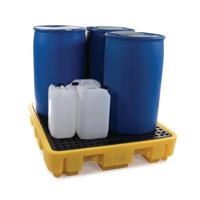 5 Star Spill Pallet for 4x 205L Drum Yellow FS811883