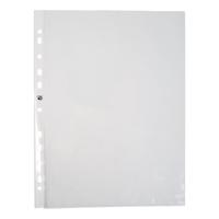 5 Star Office Punched Pocket Polypropylene Top Side-opening 50 Micron A4 Glass Clear (Pack of 100)