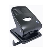 5 Star Office Punch 2Hole Metal with Plastic Base Capacity 40 Sheets Black