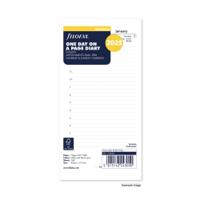 Filofax Refill Day Per Page Personal 2025 FX1076525