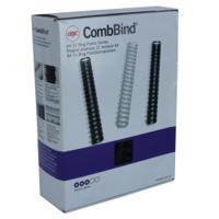 GBC CombBind A4 16mm Binding Combs Black (Pack of 100) 4028600