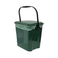 7L Kitchen Waste Caddy with Lid Green GDN800001