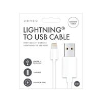 Lightning to USB Port Cable 1m White Pack of 24 ELE5966