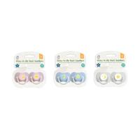 Glow in the Dark Soothers/Dummies x2 Assorted Pack of 24 BAB6500OB