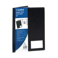 Exacompta Guildhall Display Book 24 Pocket A4 Black CDB24Z