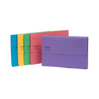 Exacompta Forever Document Wallet Manilla Foolscap Assorted (Pack of 25) 211/5000