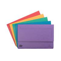 Exacompta Europa Pocket Wallet Foolscap Assorted A (25 Pack) 4790