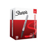 Sharpie Permanent Marker Fine Black (Pack of 36) 2025040