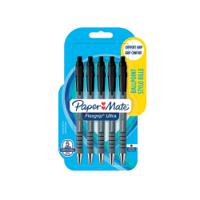 PaperMate Flexgrip Ultra Retractable Ballpoint Pen Medium Black (Pack of 5) 2027751