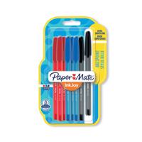 PaperMate InkJoy 100ST Ballpoint Stick Pens Assorted (Pack of 8) 1956745