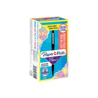 PaperMate Flair Felt Tip Pens Medium Black (Pack of 36) 2077174