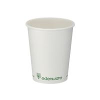 Go-Pak Single Wall Coffee Cup 8oz PLA Lined 20x50 Cups White (Pack of 1000) B01022EU