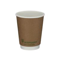 Go-Pak Double Wall Coffee Cup 8oz PLA Lined 20x25 Kraft (Pack of 500) B04012EU