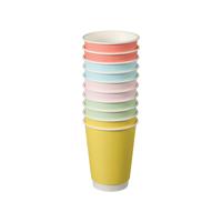 Go-Pak Confetti Double Wall Hot Cup 12oz Assorted Pack of 500 D04033