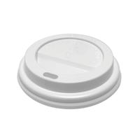 Go-Pak Cup Lid Polypropylene 8oz White (Pack of 100) P10002