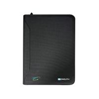 Monolith Blueline Zipped Conference Folder A4 Black 3351