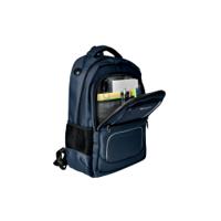 Monolith 15.6 Inch Business Commuter Laptop Backpack USB/Headphone Port Navy Blue 9115B