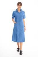 Work in Style Nursing Dress Hospital Blue/White 30 DVDDRHOSPWHT30