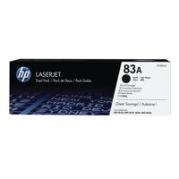 HP 83A Original LaserJet Toner Cartridge Black 2-pack CF283AD