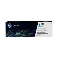 HP 312A Original LaserJet Toner Cartridge Cyan CF381A